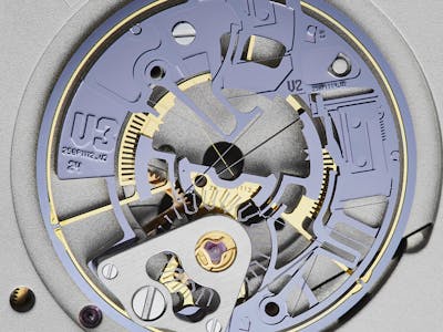 Silicon-based flexure mechanisms in mechanical watches. Example of a multi-level silicon DRI.