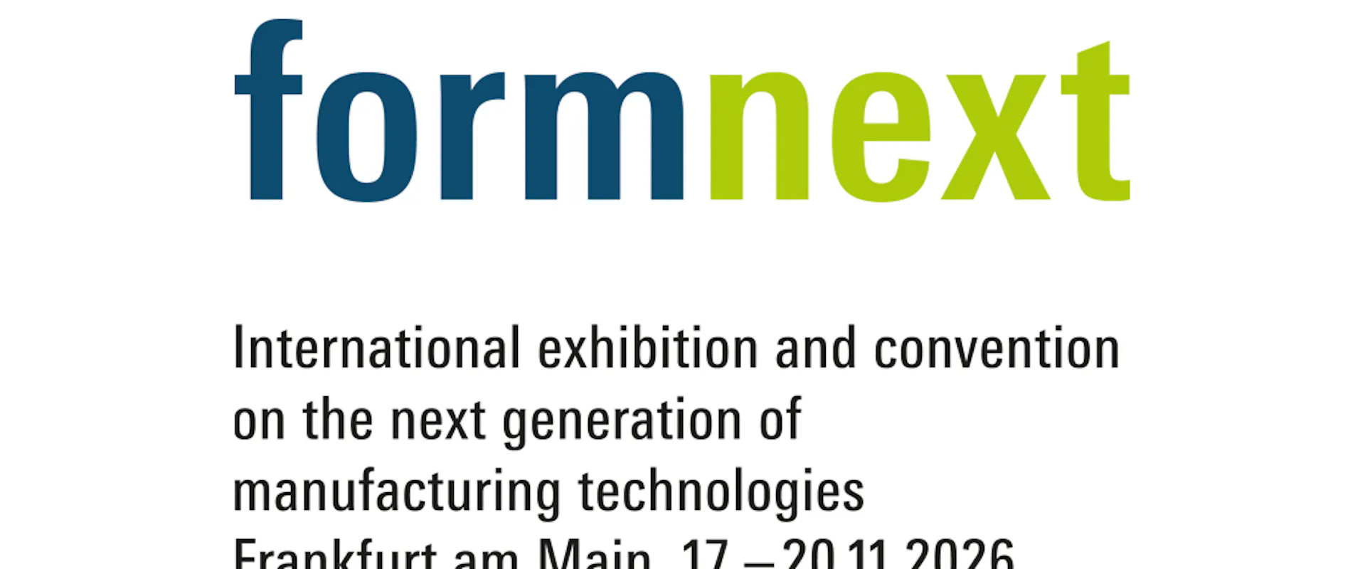 Banner Formnext 2026