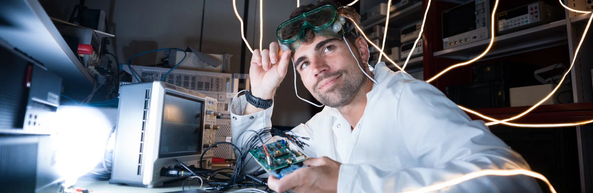 Engineer thinking