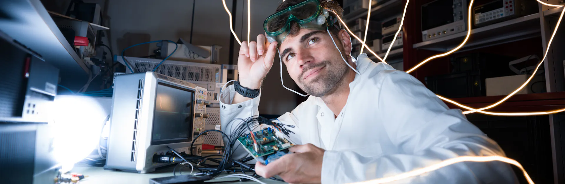 Engineer thinking