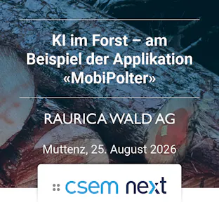 Banner CSEMnext Raurica Wald AG