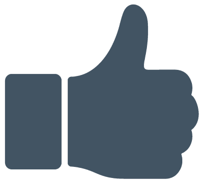 Icon of a thumbs up