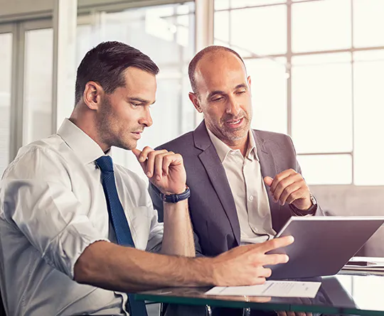 co-workers in a meeting