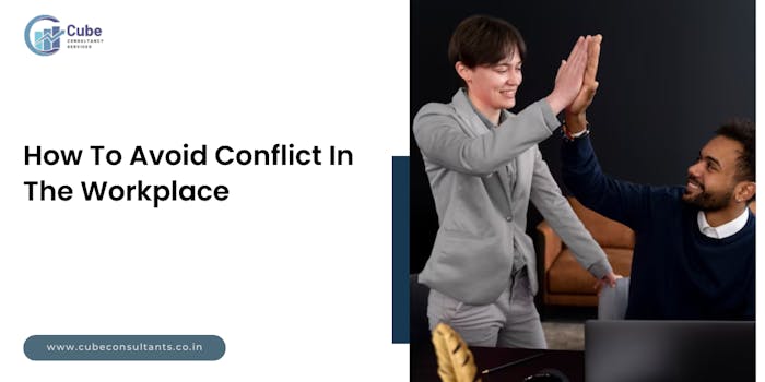 How to Avoid Conflict in the Workplace: Blog Poster