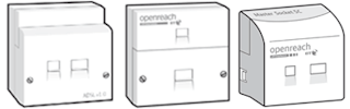 Wall sockets with two holes - microfilter not needed