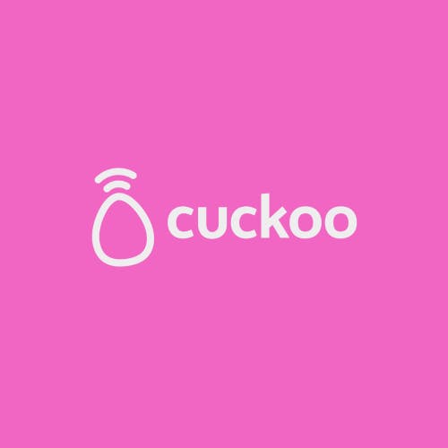 Cuckoo logo in pink
