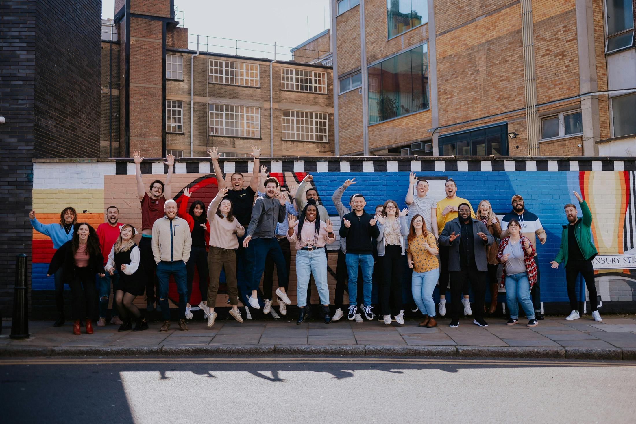 The Cuckoo team celebrating hitting 10,000 customers!