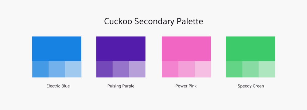 Secondary palette for Cuckoo colors