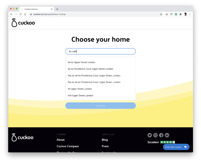 Initial Cuckoo line checker