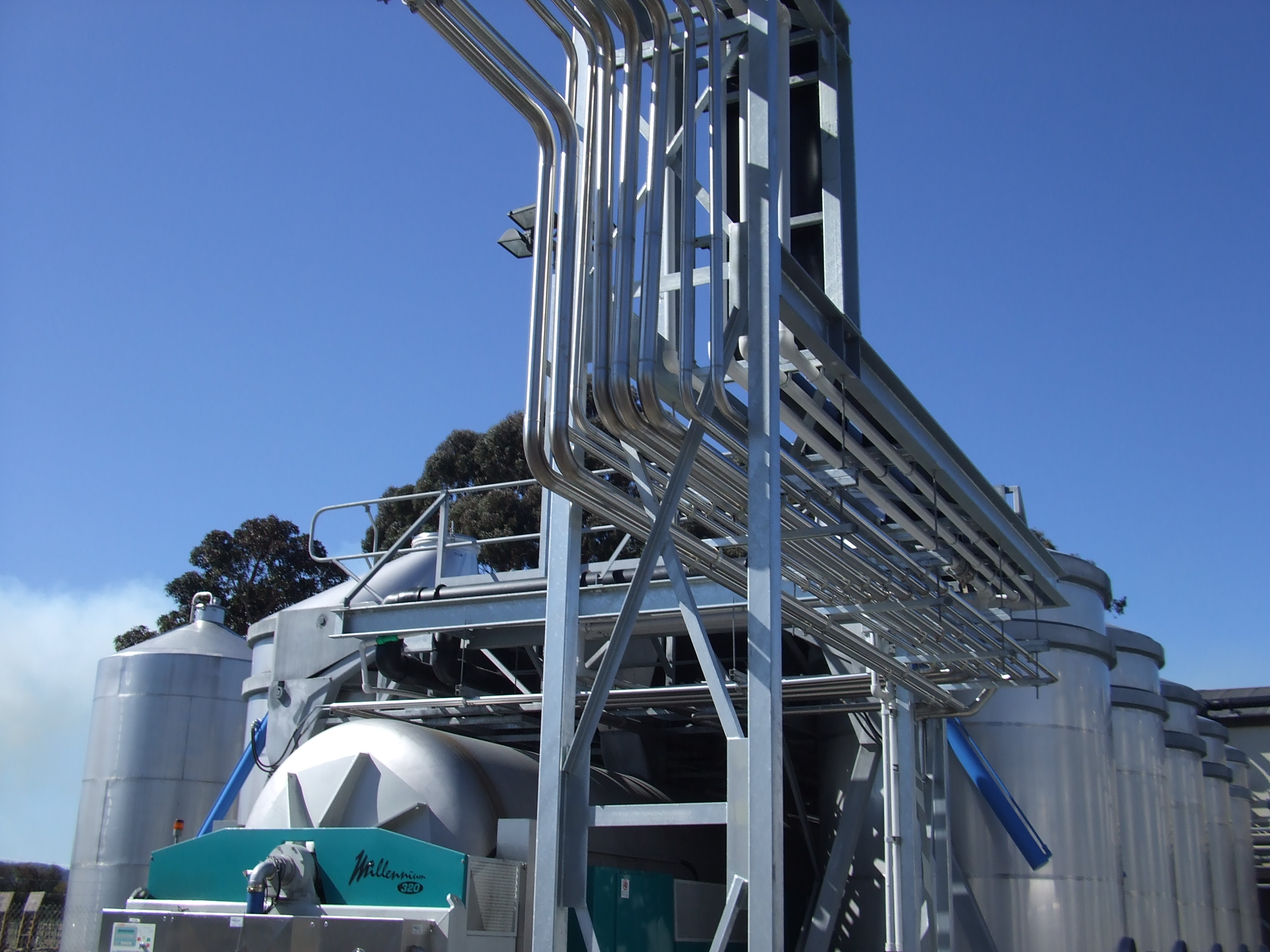 Fabrication of Nobilo juice lines