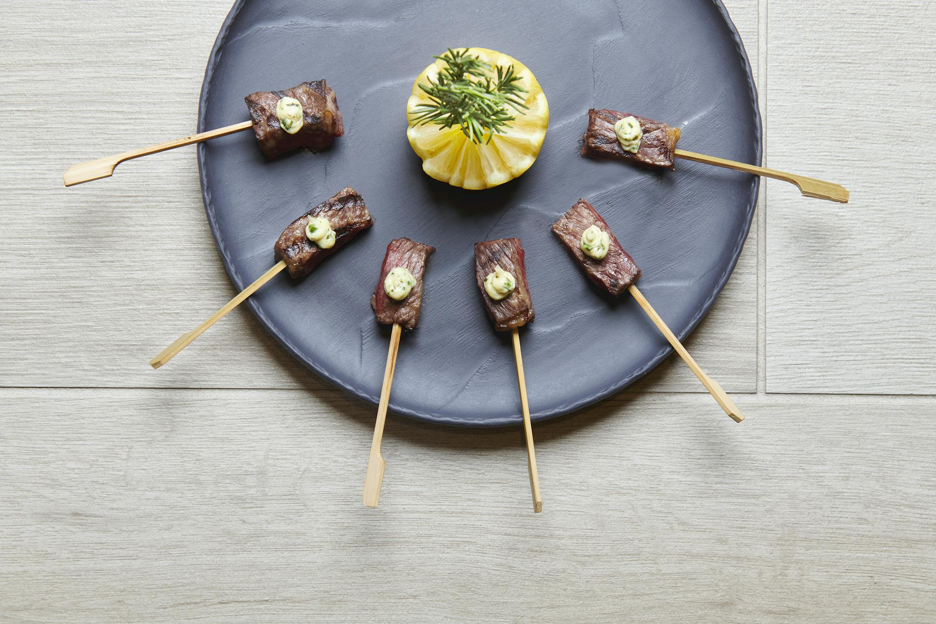 wagyu beef skewers
