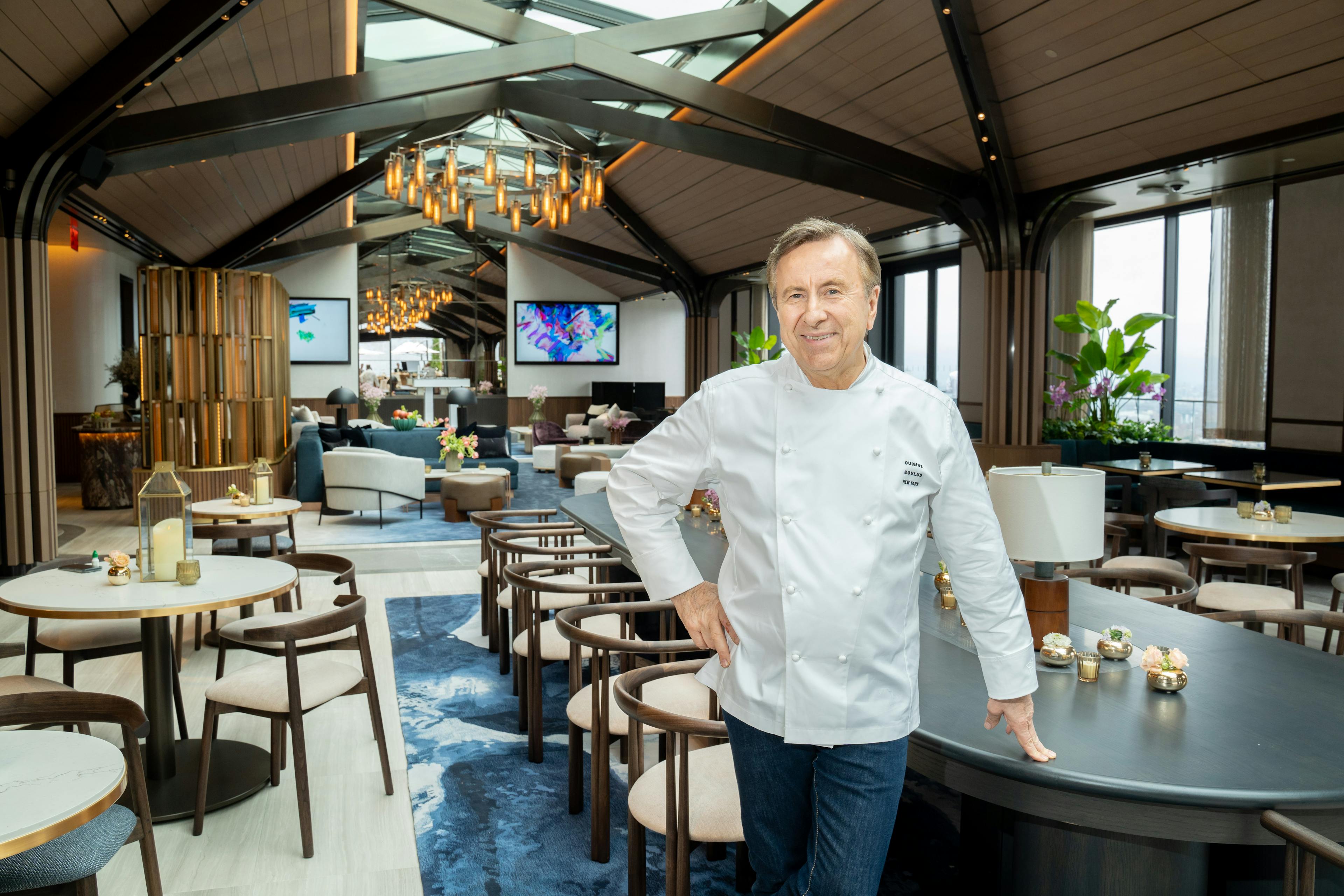 Chef Daniel Boulud in an event space