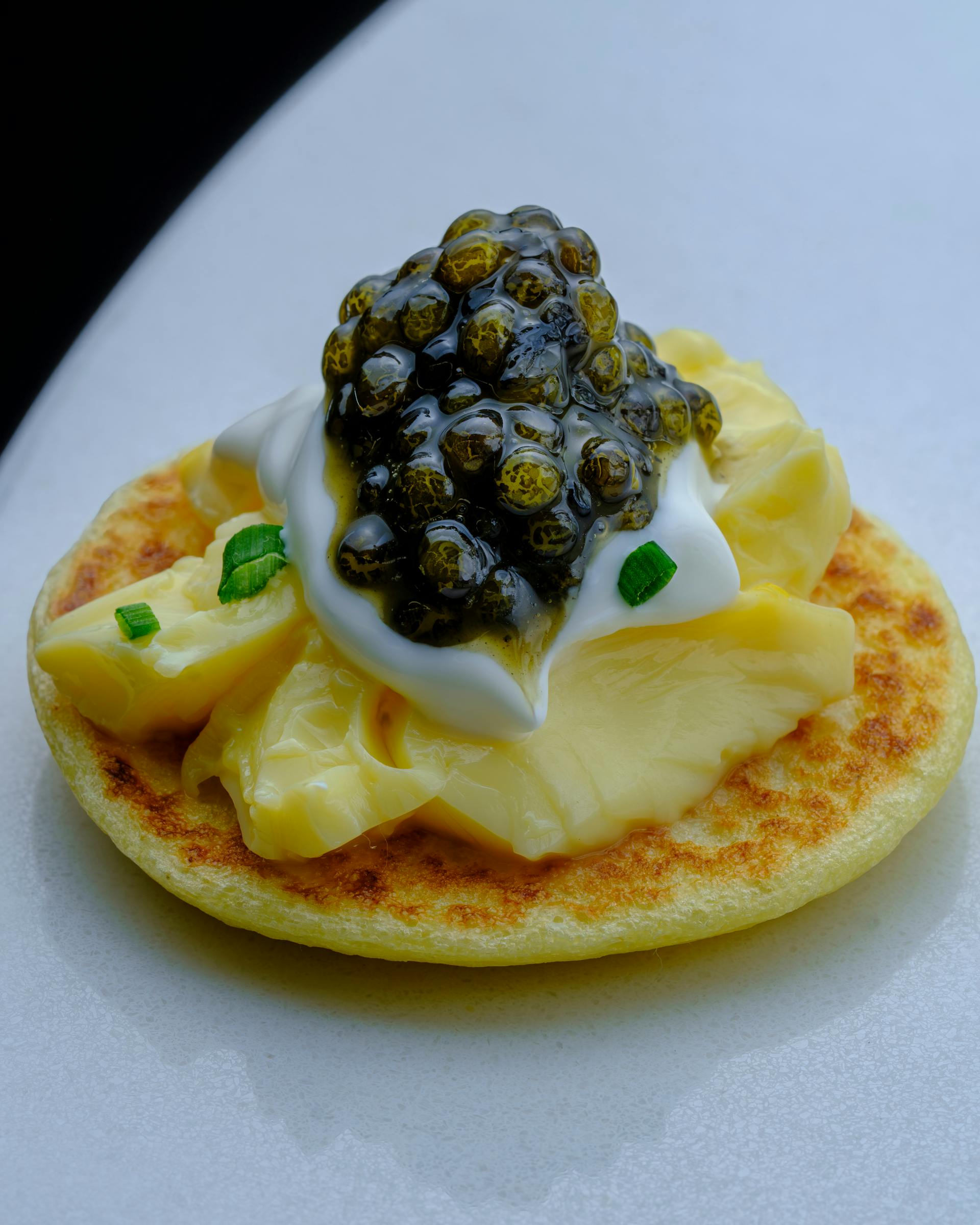 Caviar blini