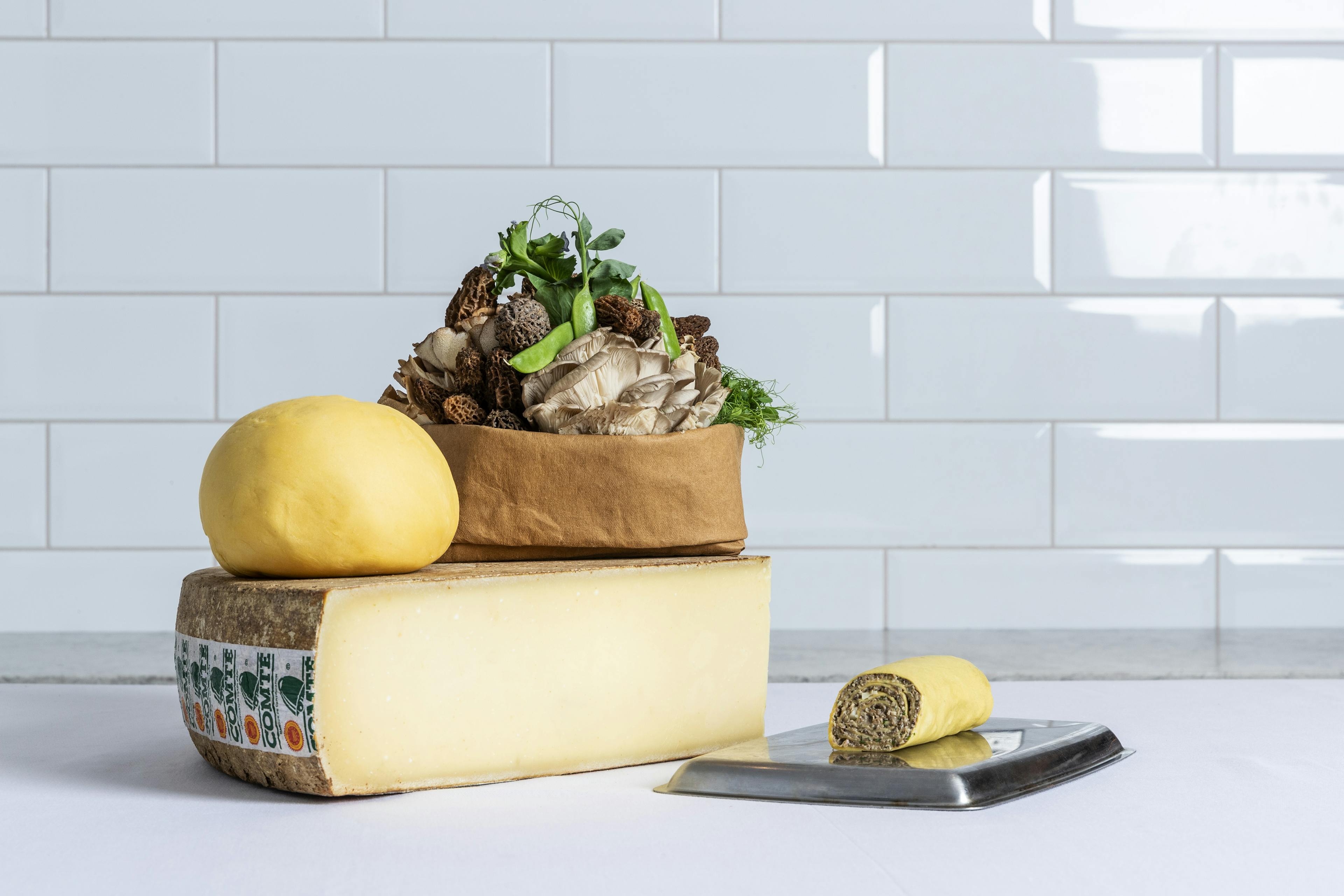 cheese in a kitchen