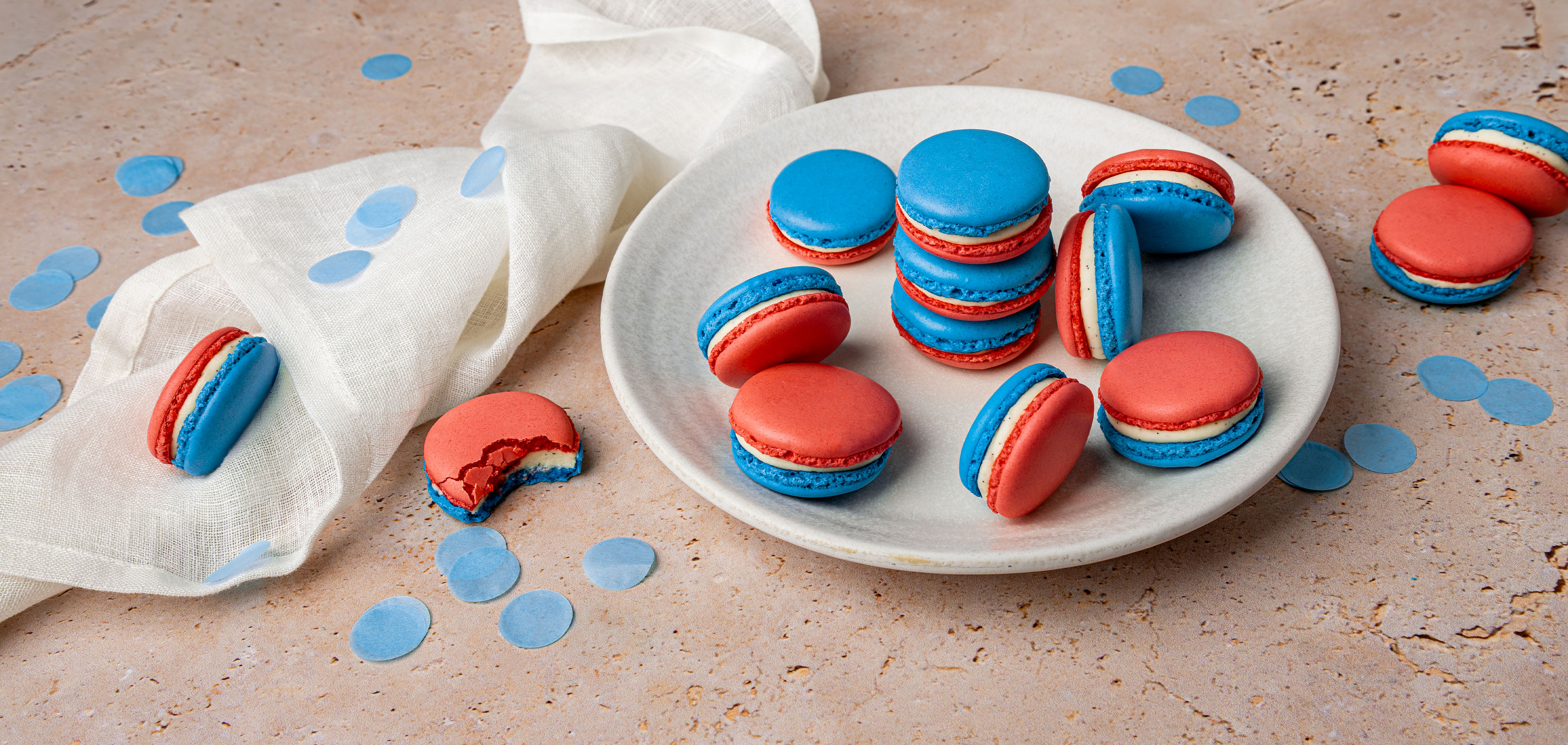Macarons patriotes