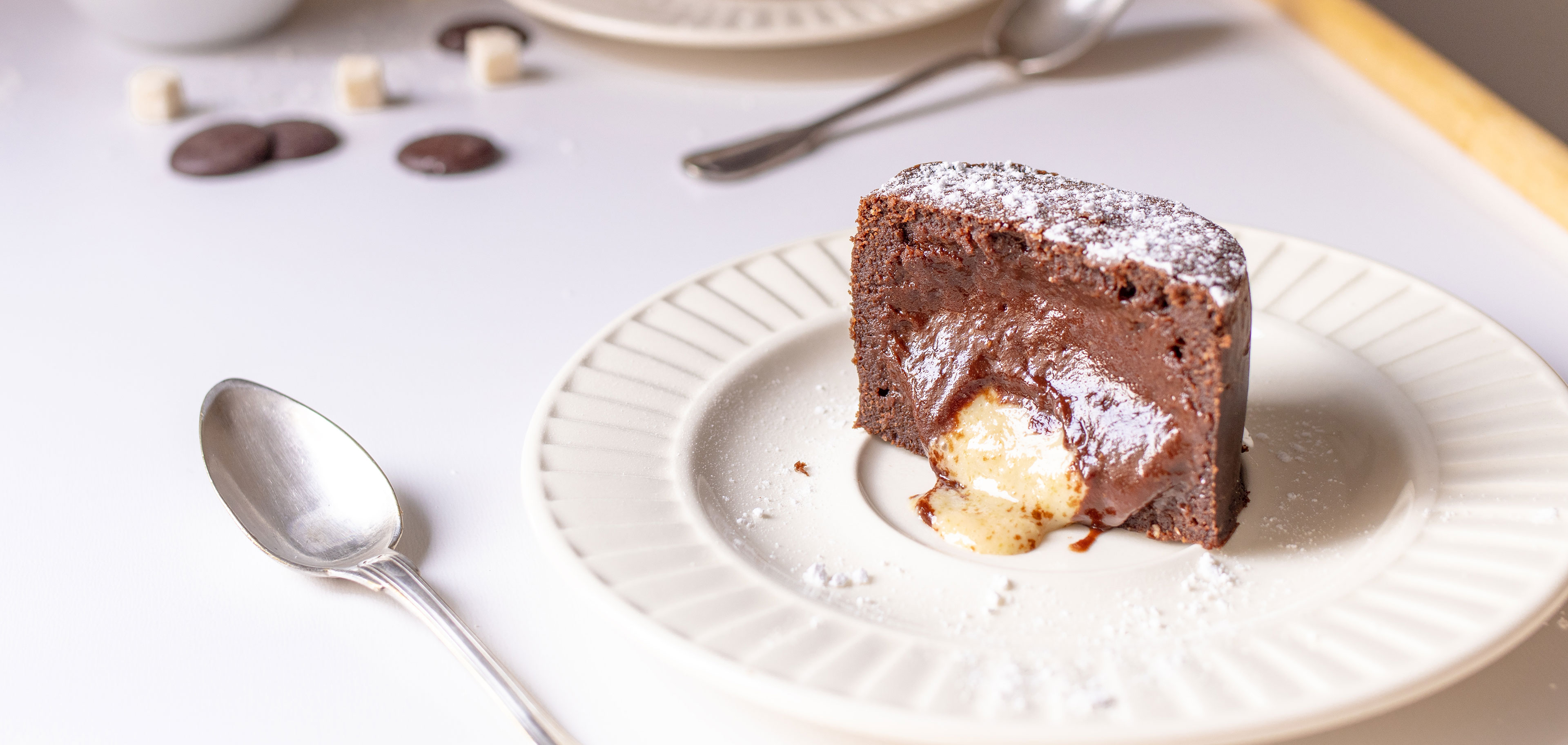 coulant au chocolat et coco