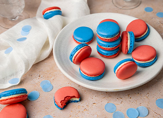 Macarons patriotes
