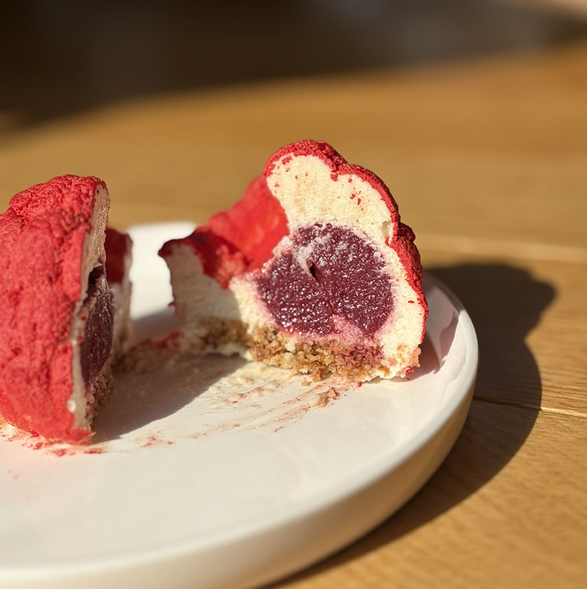 Entremets trompe-l'œil framboise4