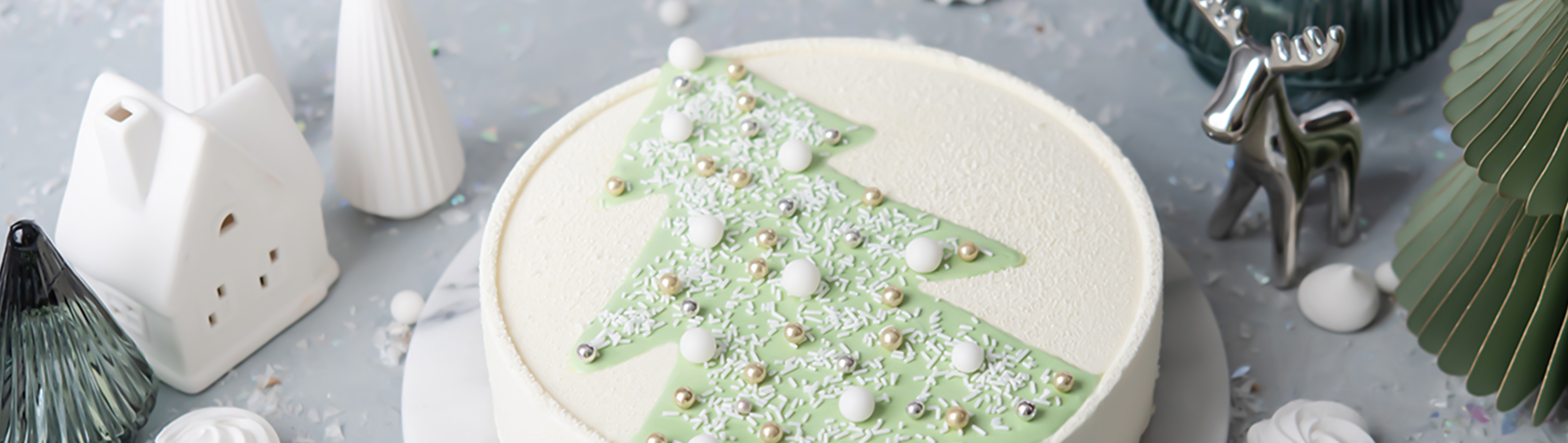 Entremets pistache vanille