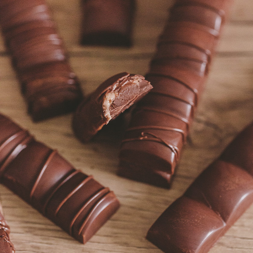 Barres chocolatées maison