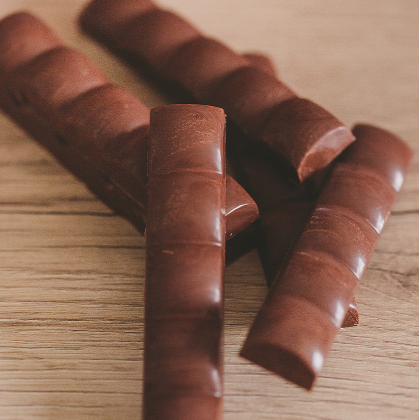 Barres chocolatées maison