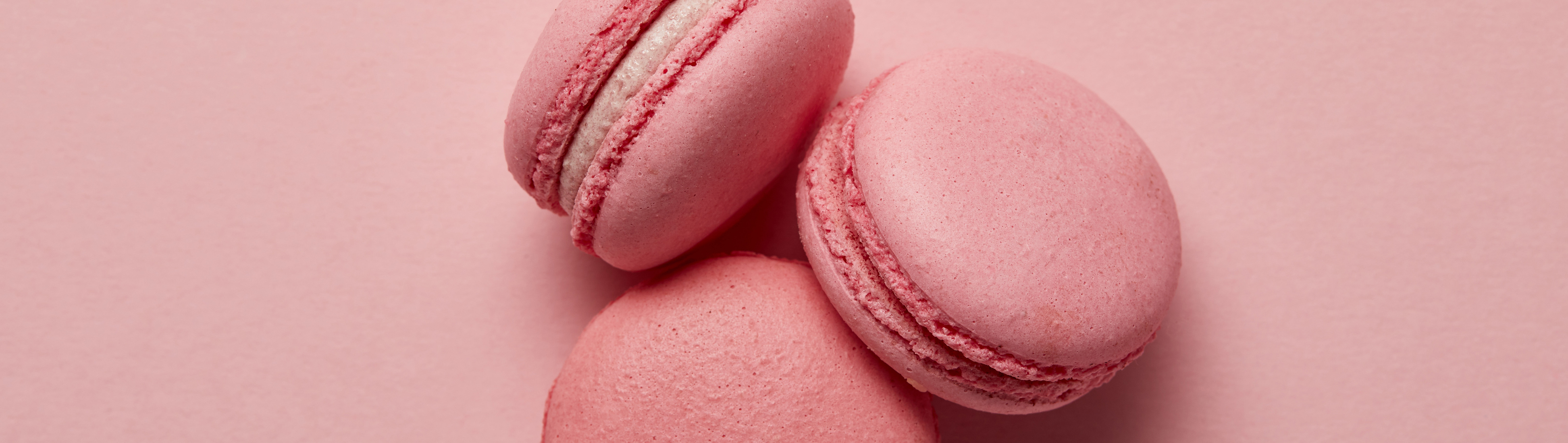 Macarons à la fraise