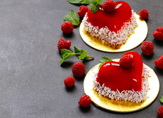 Entremets fruits rouges et nougat