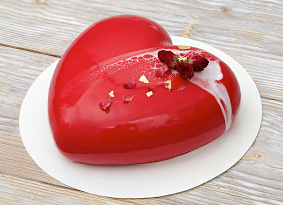 Entremets fruits rouges et coco