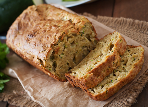 Cake courgette et menthe sans lactose