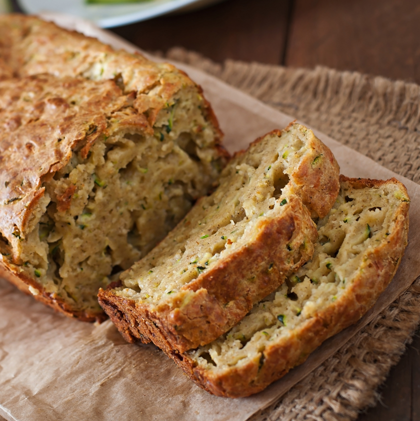 Cake courgette et menthe sans lactose