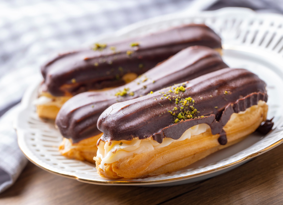 Éclairs au chocolat