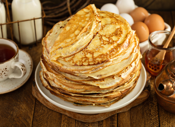 Crêpes aux deux vanilles