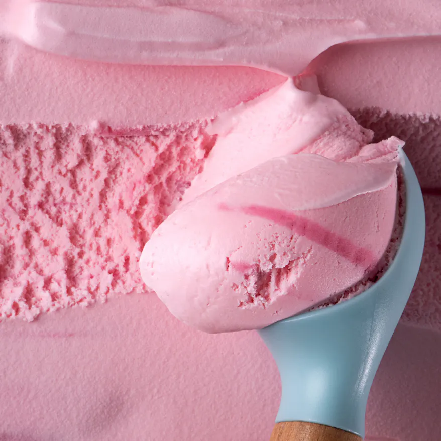 Crme glace la fraise tagada Crme glace la fraise tagada