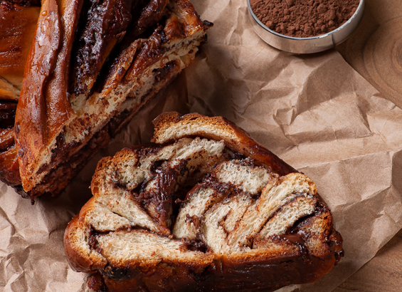 Babka la brioche marbrée