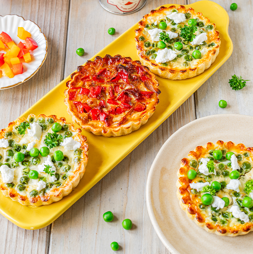 Mini quiches primavera / verano