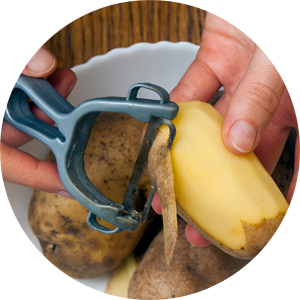 Économes, épluches légumes