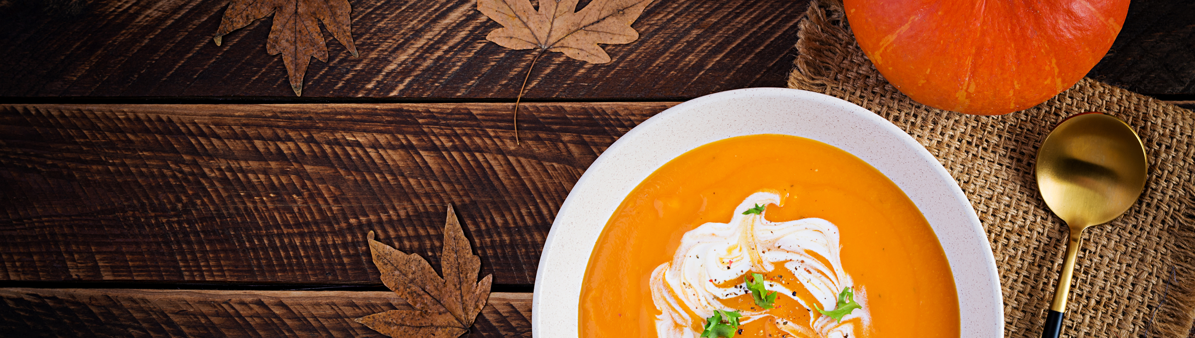 Soupe de potiron et son crumble