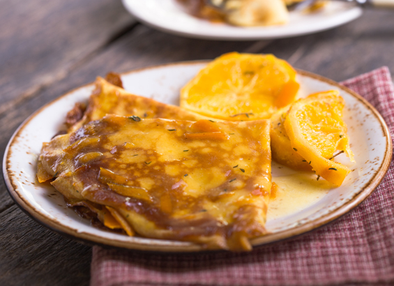 Crêpes suzette