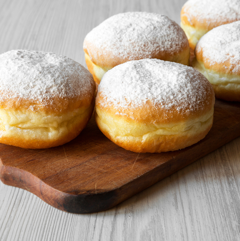 Beignets aux pommes caramélisées
