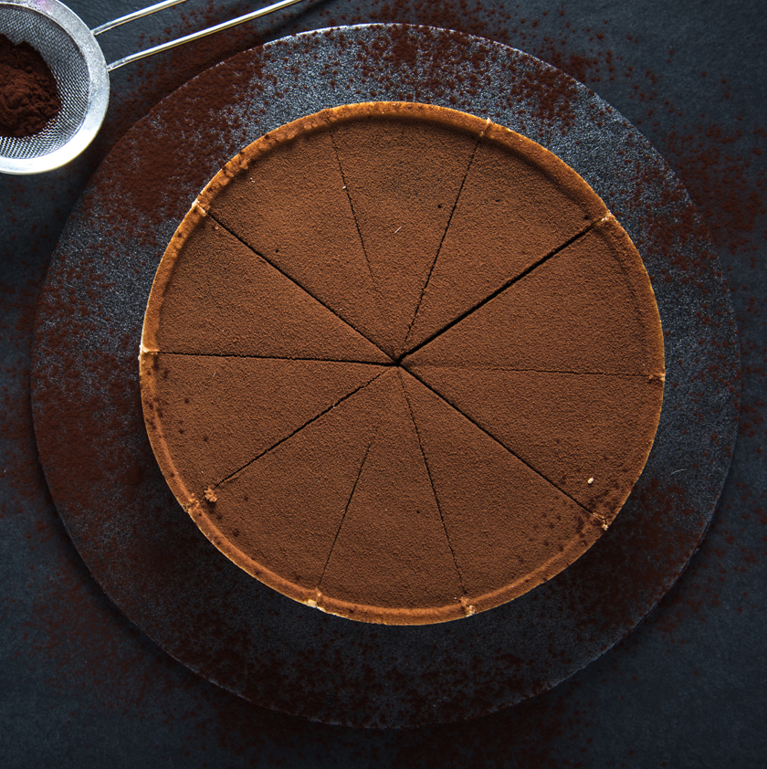 Tarte noisettes praliné et chocolat