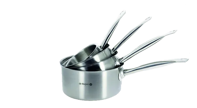 Lot de 4 Casseroles Inox Prim'Appety de Buyer