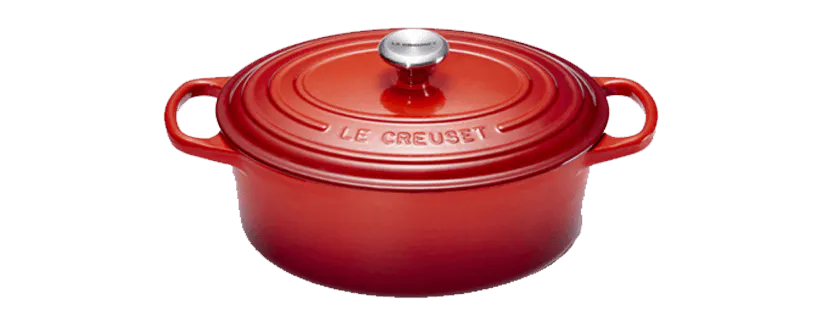 Cocotte en Fonte Ovale 27 cm Cerise Le Creuset Signature