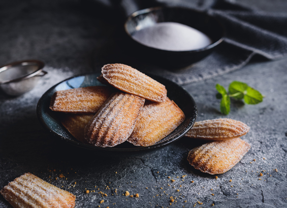Madeleine cœur chocolat
