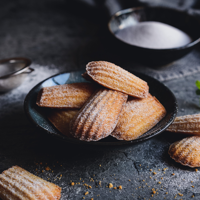 Madeleine cœur chocolat