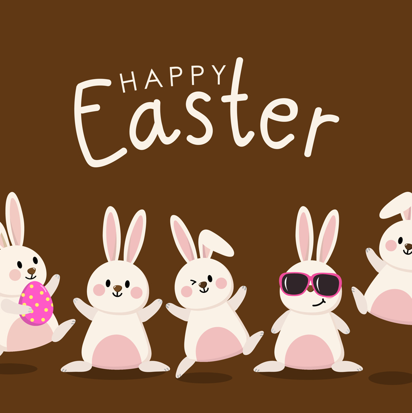 Bunny cake chocolat au lait et carambar