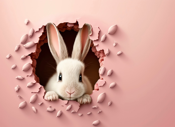 Bunny cake chantilly vanille