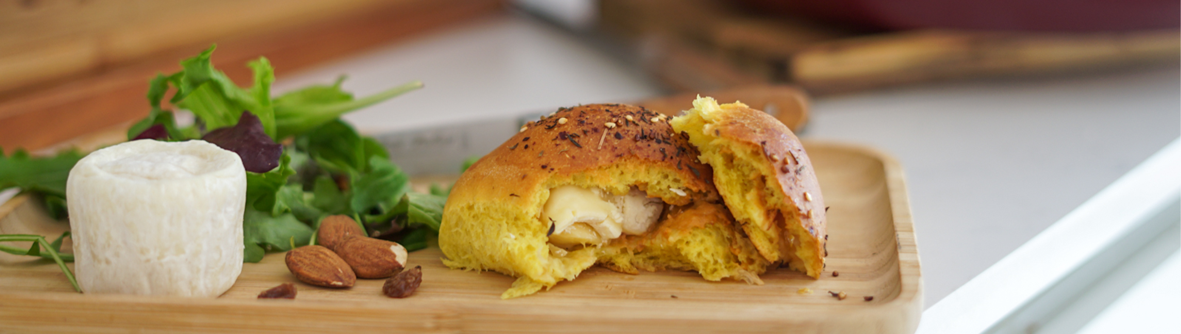 Brioches rellenos de queso