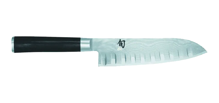Le couteau santoku à la lame alvéolée 18 cm Shun Classic Kai