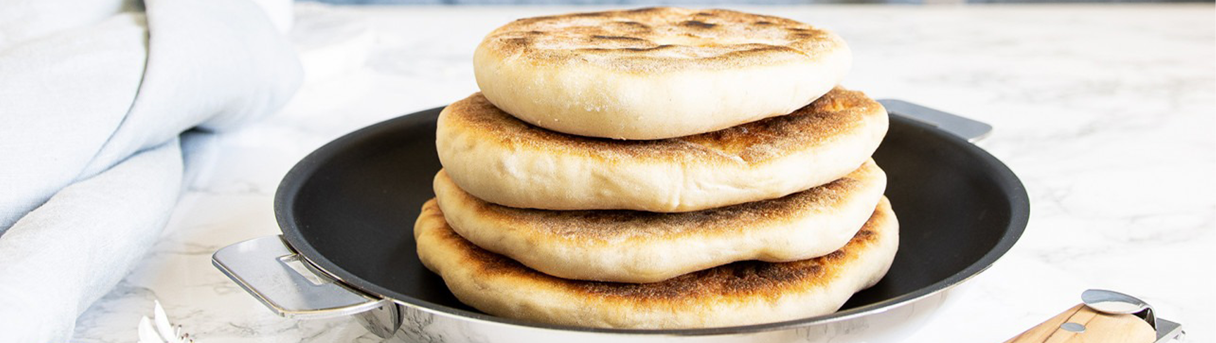 Naans au fromage