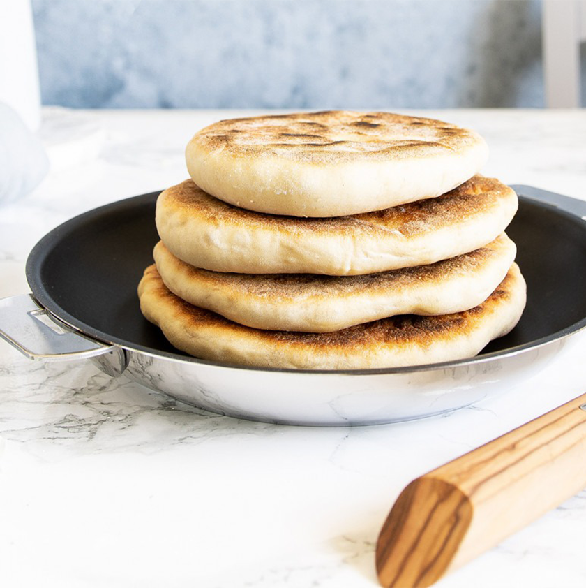 Naans au fromage